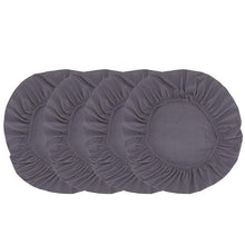Load image into Gallery viewer, Spandex Dining Room Chair Seat Covers Removable Washable Elastic Cushion Covers For Oblong Square Round Chair Dining Chair Seat Covers for Dining Room Chairs Stretch Jacquard Dining Room Chair Seat Covers