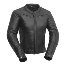 Load image into Gallery viewer, Speed Queen - Womens Motorcycle Leather Jacket