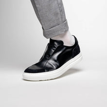 Load image into Gallery viewer, 65-219-BLK SPETTACOLARE Italian Glove Baby Calf Sneakers, Black