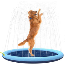 Load image into Gallery viewer, Splash Sprinkler Pad for Dogs Kids Non-Slip Thicken Dog Pool with Sprinkler Pet Summer Outdoor Play Water Mat Toys for Pet Dogs Splash Sprinkler Pad for Dogs Non-Slip Thicken Sprinkler Pool for Summer Outdoor