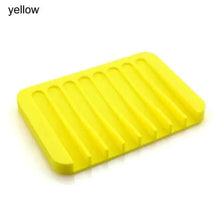 Load image into Gallery viewer, Sponge Holder PP Wheat Straw Storage Rack Drain Soap Box Tray Soapbox 1 Pcs Shower Soap Tray Tool Soap Dish Plate Holder Waterfall Draining Soap Sponge Holder for Shower Kitchen Sink Bathroom Laundry Countertop Face Body Bath Soap, Soap-Saving Dish