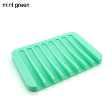 Load image into Gallery viewer, Sponge Holder PP Wheat Straw Storage Rack Drain Soap Box Tray Soapbox 1 Pcs Shower Soap Tray Tool Soap Dish Plate Holder Waterfall Draining Soap Sponge Holder for Shower Kitchen Sink Bathroom Laundry Countertop Face Body Bath Soap, Soap-Saving Dish