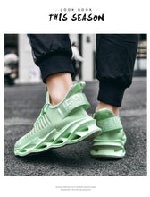 Load image into Gallery viewer, Sport New Mens Sneakers Breathable Running Shoes Outdoor Running Tennis Blade Sneakers Sport Fashion Comfortable Casual Couples Gym Mens Casual Walking Sneakers