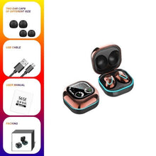 Load image into Gallery viewer, Sports Black Headphones Wireless Wearable Music Player Built-in Memory Sweatproof WaterproofWireless Bluetooth Headphones 5.1 Gaming Headset In Ear HiFi Sports Noise Cancel Earphone For Smartphones LED Display For Sports Running Workout