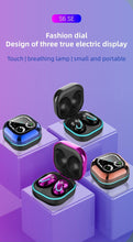 Load image into Gallery viewer, Sports Black Headphones Wireless Wearable Music Player Built-in Memory Sweatproof WaterproofWireless Bluetooth Headphones 5.1 Gaming Headset In Ear HiFi Sports Noise Cancel Earphone For Smartphones LED Display For Sports Running Workout