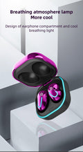 Load image into Gallery viewer, Sports Black Headphones Wireless Wearable Music Player Built-in Memory Sweatproof WaterproofWireless Bluetooth Headphones 5.1 Gaming Headset In Ear HiFi Sports Noise Cancel Earphone For Smartphones LED Display For Sports Running Workout
