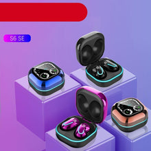 Load image into Gallery viewer, Sports Black Headphones Wireless Wearable Music Player Built-in Memory Sweatproof WaterproofWireless Bluetooth Headphones 5.1 Gaming Headset In Ear HiFi Sports Noise Cancel Earphone For Smartphones LED Display For Sports Running Workout