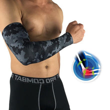 Load image into Gallery viewer, Sports Compression Arm Sleeve Basketball Cycling Arm Warmer Long Sun Sleeves For Men & Women Perfect For Cycling Driving Running Basketball Football & Outdoor Activities Summer Running UV Protection Volleyball Arm Covers