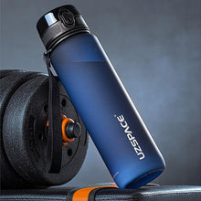 Load image into Gallery viewer, Sports Water Bottles With Time Marker Portable Leakproof Outdoor Shaker My Bottle Tritan Plastic Eco-Friendly Drinkware BPA Free Leakproof Outdoor Sport Direct Drinking Plastic Eco-Friendly Drinkware Water bottle