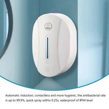 Load image into Gallery viewer, Spray Touchless Automatic Sensor Foam Soap Dispenser Hand Sanitizer Liquid Gel Alcohol Spray Wall Mounted Bathroom Device Tools Easy Refill Soap & Sanitizer Holder Hand Free Sensor Wall Mount Adjustable Liquid Gel