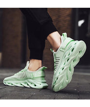 Load image into Gallery viewer, Spring Breathable Men's Sneakers Mesh Casual Shoes Blade Design Tenis Sneakers Summer White Outdoor Running Tennis Blade Sneakers Sport Fashion Comfortable Casual Gym Sneakers
