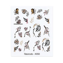 Load image into Gallery viewer, Spring Simple Green Theme Water Decal Sticker Flower Leaf Tree Summer Slider For Manicuring Nail Art Watermarks Art Decoration Manicure Tools Nail Watermark Decals iridescent Decoration Nail Self-Adhesive Decals Nail Stickers Water Transfer Fresh Nail