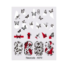 Load image into Gallery viewer, Spring Simple Green Theme Water Decal Sticker Flower Leaf Tree Summer Slider For Manicuring Nail Art Watermarks Art Decoration Manicure Tools Nail Watermark Decals iridescent Decoration Nail Self-Adhesive Decals Nail Stickers Water Transfer Fresh Nail