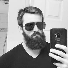 Load image into Gallery viewer, Square Sunglasses for Men Classic Oversized Sun Glasses Men And Women New Fashionable Street Snap Style New Frameless Sunglasses New Popular Square Shape Sunglasses For Men & Women