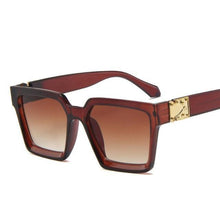 Load image into Gallery viewer, Square Sunglasses For Women Luxury Women Eyeglasses Sunglasses Square Metal Punk Rock Hip hop Glasses Men Women High Quality Designer Sunglasses For Men New Decent Design