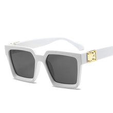 Load image into Gallery viewer, Square Sunglasses For Women Luxury Women Eyeglasses Sunglasses Square Metal Punk Rock Hip hop Glasses Men Women High Quality Designer Sunglasses For Men New Decent Design