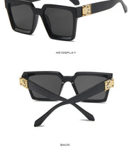 Load image into Gallery viewer, Square Sunglasses For Women Luxury Women Eyeglasses Sunglasses Square Metal Punk Rock Hip hop Glasses Men Women High Quality Designer Sunglasses For Men New Decent Design