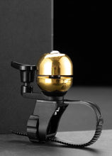 Load image into Gallery viewer, Stainless Bicycle Bell Ring Bike Horn Ordinary Handlebar Bell Horn Crisp Sound Safety Bike Alarm Bell With Mounting Lock Plate Bicycle Bike Bell Classic Bicycle Bell Makes Loud Sound For Road Bike Mountain Bike Sports