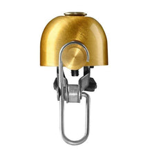 Load image into Gallery viewer, Stainless Bicycle Bell Ring Bike Horn Ordinary Handlebar Bell Horn Crisp Sound Safety Bike Alarm Bell With Mounting Lock Plate Bicycle Bike Bell Classic Bicycle Bell Makes Loud Sound For Road Bike Mountain Bike Sports
