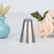 Load image into Gallery viewer, Stainless Steel Extra Large Icing Piping Nozzle Tips Cookie Cake Cream Fondant Nozzle Tubes Cake Decorating Tools Large Piping Cakes Decoration Set Nozzles Tips