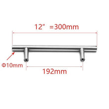 Load image into Gallery viewer, Stainless Steel Kitchen Door Cabinet T Bar Handle Pull Knob cabinet Knobs Furniture Handle Cupboard Drawer Handle Stainless Steel Hollow Bar Drawer Pulls Cupboard Knob for Kitchen Furniture Hardware