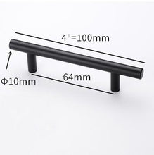Load image into Gallery viewer, Stainless Steel Kitchen Door Cabinet T Bar Handle Pull Knob Door Pull Handle Stainless Door Handle Stainless Steel Hollow Bar Drawer Pulls Cupboard Knob For Kitchen Furniture