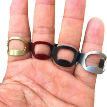 Load image into Gallery viewer, Stainless Steel Ring-shape Can Bottle Opener Bottle Cap Opening Remover Kitchen Gadgets Bar Useful Tools