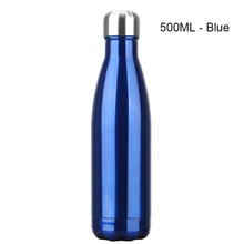 Load image into Gallery viewer, Stainless Steel Water Bottle BPA Free Thermos Water Beer Thermos 500ml for Sport Bottles Double-Wall Insulated Vacuum Flask Double-Walled Insulated Vacuum Flask Stainless Steel Drinking Bottle