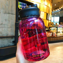 Load image into Gallery viewer, Starry Sky Gradient Glass Water Bottle With Protective Bag Cute Fashion Leak Proof Water Cup for Girls Sport Drink Bottles Creative Glass Water Bottle Portable Outdoor Sport Water Bottles
