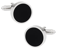 Load image into Gallery viewer, Stately Black Cufflinks