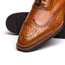 Load image into Gallery viewer, 25-562-CML STEPHANO Wingtip Oxford Camel