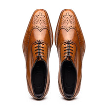 Load image into Gallery viewer, 25-562-CML STEPHANO Wingtip Oxford Camel