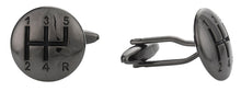 Load image into Gallery viewer, Stick Shift Cufflinks in Gun Metal