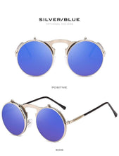 Load image into Gallery viewer, Stlylish And Attractive Long Keeper Sunglasses New Flip Sun Glasses For Men & Women Double Lens Clear Alloy Frame Eyewear Eyeglasses Colourfull Design