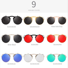Load image into Gallery viewer, Stlylish And Attractive Long Keeper Sunglasses New Flip Sun Glasses For Men & Women Double Lens Clear Alloy Frame Eyewear Eyeglasses Colourfull Design