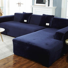 Load image into Gallery viewer, Stretchable Couch Cover Lounge Sofa Slipcover Furniture Cover Machine Washable Elasticated Sofa Covers Chaise Longue For Living Room Corner Armchair Elastic Cushion Couch Furniture 3 Seater Slipcover For Home