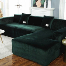 Load image into Gallery viewer, Stretchable Couch Cover Lounge Sofa Slipcover Furniture Cover Machine Washable Elasticated Sofa Covers Chaise Longue For Living Room Corner Armchair Elastic Cushion Couch Furniture 3 Seater Slipcover For Home