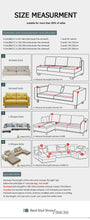 Load image into Gallery viewer, Stretchable Couch Cover Lounge Sofa Slipcover Furniture Cover Machine Washable Elasticated Sofa Covers Chaise Longue For Living Room Corner Armchair Elastic Cushion Couch Furniture 3 Seater Slipcover For Home