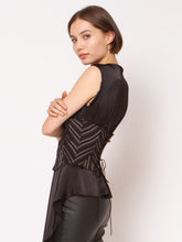 Load image into Gallery viewer, Stripe Bustier with Front Buttons
