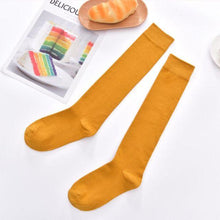 Load image into Gallery viewer, Striped Long Warm Thigh High Stockings Women's Casual Tube Thigh High Socks for School Over Knee High Socks for girls