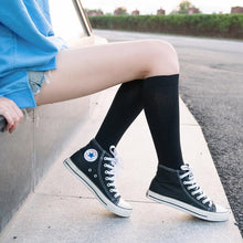 Load image into Gallery viewer, Striped Long Warm Thigh High Stockings Women's Casual Tube Thigh High Socks for School Over Knee High Socks for girls