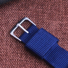 Load image into Gallery viewer, Students Learning Time Quartz Watches Girls Water Resistant Gifts Clock Kids Canvas Fashion Wristwatches Dark Watches For Men Waterproof Field Outdoor Sport Mens Wristwatch With Nylon Band