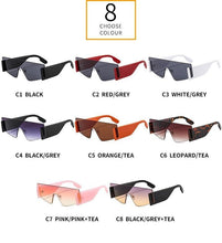 Load image into Gallery viewer, Stylish Big Rimless Classic Sunglasses In Square Shape For Women & Men New Oversize & Retro Style Sunglasses Rectangle Shape Eyewear Shades Oversized Fashion Sunglasses For Women