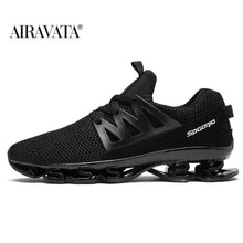 Load image into Gallery viewer, Stylish Black Mens Soft Casual Sneakers Breathable Comfort Sport Elegant Men Sneakers