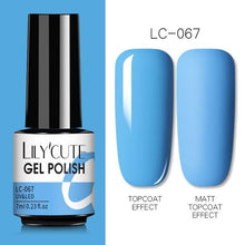 Load image into Gallery viewer, Stylish Blue Womens Nail Gel Polish Permanent UV Gel Popular High Quality Colorful Nail Polish Gel For Girls
