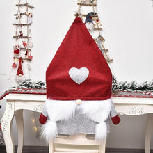 Load image into Gallery viewer, Stylish Chair Covers Christmas Santa Claus Chair Back Cover Christmas Dining Dinner Table Decoration New Year Party Supplies Dining Table Decoration for Home New Year Party