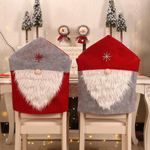 Load image into Gallery viewer, Stylish Chair Covers Christmas Santa Claus Chair Back Cover Christmas Dining Dinner Table Decoration New Year Party Supplies Dining Table Decoration for Home New Year Party