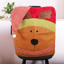 Load image into Gallery viewer, Stylish Chair Covers Christmas Santa Claus Chair Back Cover Christmas Dining Dinner Table Decoration New Year Party Supplies Dining Table Decoration for Home New Year Party