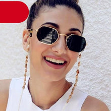 Load image into Gallery viewer, Stylish Hexagon Trendy Colorful Sunglasses For Women New Metal Luxury Summer Eyewear Women New Stainless Steel Lightweight Frame Cool Style Outdoor Travel UV Glasses