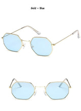 Load image into Gallery viewer, Stylish Hexagon Trendy Colorful Sunglasses For Women New Metal Luxury Summer Eyewear Women New Stainless Steel Lightweight Frame Cool Style Outdoor Travel UV Glasses